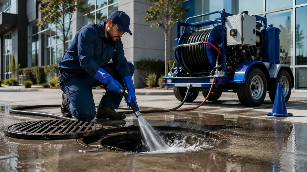 Commercial Hydro Jet Drain Cleaning in Auberry