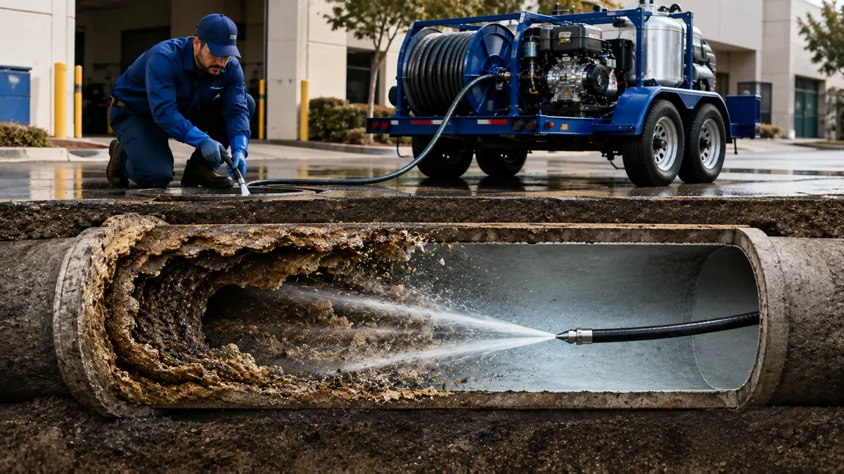 Sewer Pipe Descaling in Auberry
